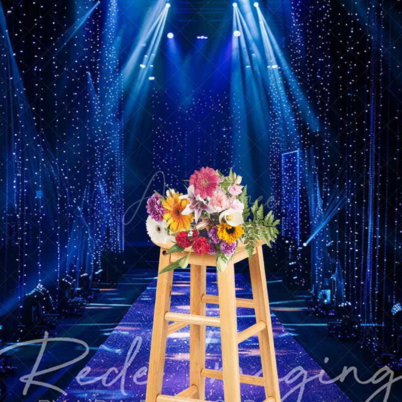 Aperturee - Aperturee Sparkle Model Runway Dance Party Stage Photo Backdrop