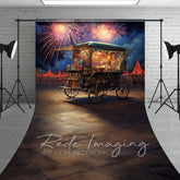 Aperturee - Aperturee Sparkle Sky Vending Cart Independence Day Sweep Backdrop