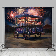 Aperturee - Aperturee Sparkle Trolley Shelf Independence Day Photo Backdrop