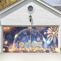 Aperturee - Aperturee Sparks Bokeh 2025 Clock Bokeh Garage Door Banner