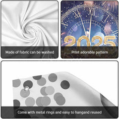 Aperturee - Aperturee Sparks Bokeh 2025 Clock Bokeh Garage Door Banner