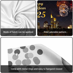 Aperturee - Aperturee Sparks Night Sky Modern Led City Garage Door Banner