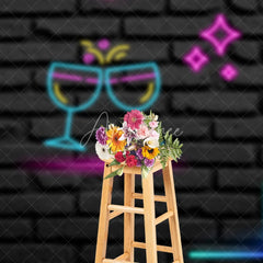 Aperturee - Aperturee Spicy Margarita Neon Sign Bridal Shower Backdrop Bachelorette Party Bar Decor Girls Night Out Photo Prop