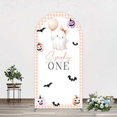 Aperturee Aperturee Spooky One Boo 1St Halloween Birthday Arch Backdrop