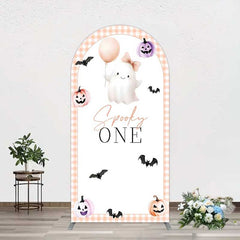 Aperturee Aperturee Spooky One Boo 1St Halloween Birthday Arch Backdrop