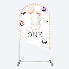 Aperturee Aperturee Spooky One Boo 1St Halloween Birthday Arch Backdrop