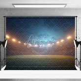 Aperturee - Aperturee Sports Stadium Night Game Backdrop Football Field Photography Background Energetic Arena Theme