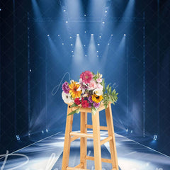 Aperturee - Aperturee Spotlight Dark Model Runway T Stage Photo Backdrop