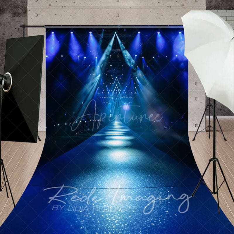 Aperturee - Aperturee Spotlight Model Runway T Stage Show Sweep Backdrop