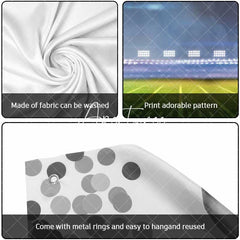 Aperturee - Aperturee Spotlights Football Sport Stadium Garage Door Banner