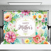 Aperturee - Aperturee Spring Blooming Flowers Happy Mothers Day Backdrop