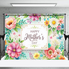 Aperturee - Aperturee Spring Blooming Flowers Happy Mothers Day Backdrop