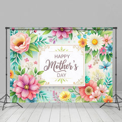 Aperturee - Aperturee Spring Blooming Flowers Happy Mothers Day Backdrop