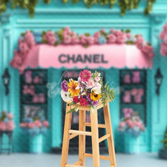 Aperturee - Aperturee Spring Floral Plant Chanel Store Architecture Backdrop
