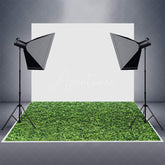 Aperturee - Aperturee Spring Natural Green Lawn Grass Rubber Floor Mat