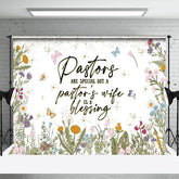 Aperturee - Aperturee Spring Wildflower Pastors Wife Appreciation Backdrop