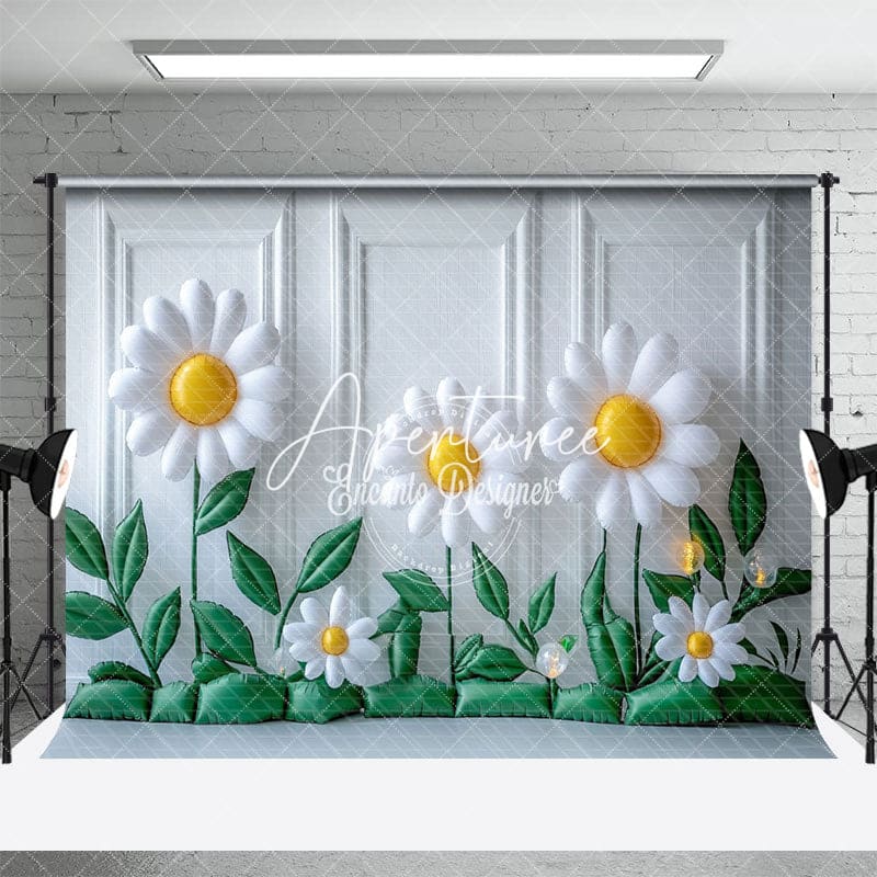 Aperturee - Aperturee Springtime Yellow Blossoms Spring Birthday Backdrop