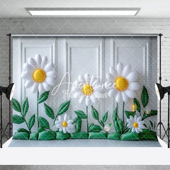 Aperturee - Aperturee Springtime Yellow Blossoms Spring Birthday Backdrop