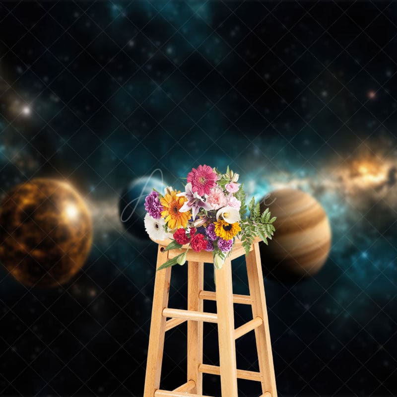 Aperturee - Aperturee Starry Mysterious Galaxy Science Fiction Backdrop