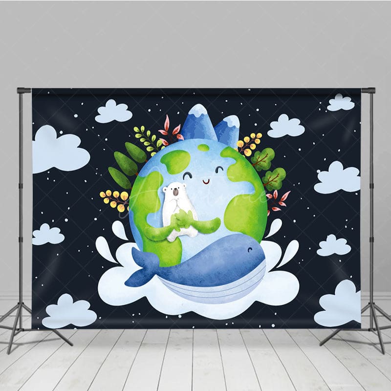 Aperturee - Aperturee Starry Sky Earth Environmental Protection Backdrop