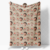 Aperturee - Aperturee Step And Repeat I Love Dad Custom Face Blanket