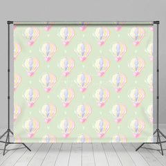 Aperturee - Aperturee Step Repeat Love Hot Air Balloon Cake Smash Backdrop