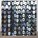 Aperturee - Aperturee Strung Disc Ornaments Musical Party Square Backdrop