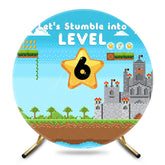 Aperturee - Aperturee Stumble Into Level 6 Circle Happy Birthday Backdrop