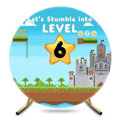 Aperturee - Aperturee Stumble Into Level 6 Circle Happy Birthday Backdrop