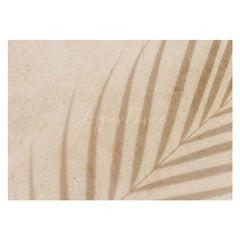 Aperturee - Aperturee Summer Palm Leaf Shadow Pattern Rubber Floor Mat