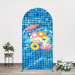Aperturee - Aperturee Summer Splashing Swimming Pool Party Arch Backdrop
