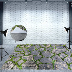 Aperturee - Aperturee Summer Strawberry Vine Floral Combo Set Backdrop