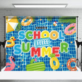 Aperturee - Aperturee Summer Vacation For Kids Pool Party Photo Backdrop