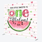 Aperturee - Aperturee Summer Watermelon Fabric Backdrop Cover for Birthday