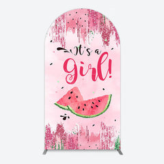 Aperturee - Aperturee Summer Watermelon Sweet Baby Shower Arch Backdrop