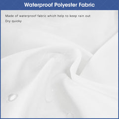 Aperturee - Aperturee Sunset Lake View Waterproof Printed Outdoor Curtains