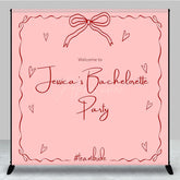 Aperturee - Aperturee Sweet Bachelorette Week Custom Bridal Shower Backdrop