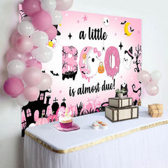 Aperturee - Aperturee Sweet Boos Lovely Halloween Baby Shower Backdrop