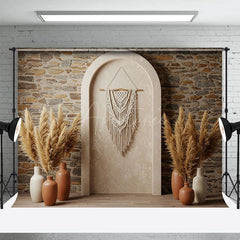 Aperturee - Aperturee Sweet Fresh Retro Wall Boho Decor Wedding Backdrop