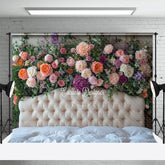 Aperturee - Aperturee Sweet Fresh Spring Photography Headboard Backdrop