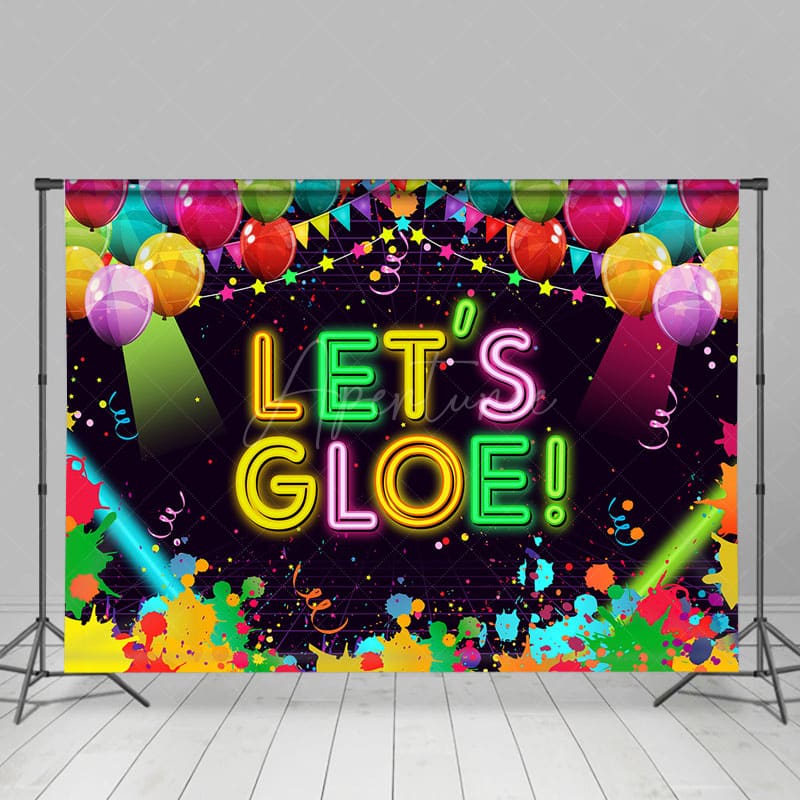 Aperturee - Aperturee Sweet Graffiti Wall Lets Gloe Dance Photo Backdrop