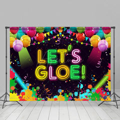 Aperturee - Aperturee Sweet Graffiti Wall Lets Gloe Dance Photo Backdrop