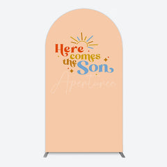 Aperturee - Aperturee Sweet Here Comes The Sun Baby Shower Arch Backdrop