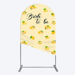 Aperturee - Aperturee Sweet Lemons Bride To Be Celebration Arch Backdrop