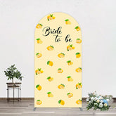 Aperturee - Aperturee Sweet Lemons Bride To Be Celebration Arch Backdrop