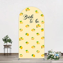 Aperturee - Aperturee Sweet Lemons Bride To Be Celebration Arch Backdrop