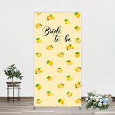 Aperturee - Aperturee Sweet Lemons Bride To Be Celebration Rectangle Backdrop