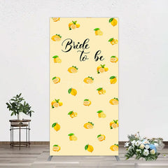 Aperturee - Aperturee Sweet Lemons Bride To Be Celebration Rectangle Backdrop
