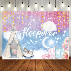 Aperturee - Aperturee Sweet Moonlights Tent Pillow Gift Sleepover Backdrop