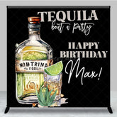 Aperturee - Aperturee Tequila Bout A Party Custom Happy Birthday Backdrop